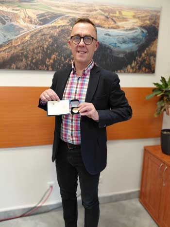 Dyrektor Cementowni Rudniki odznaczony przez Sejmik Województwa