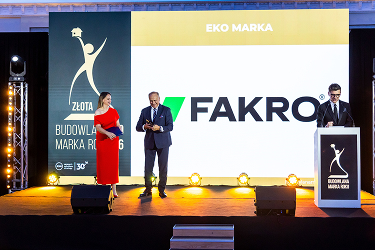 FAKRO triumfuje w rankingu Budowlana Marka Roku 2026.