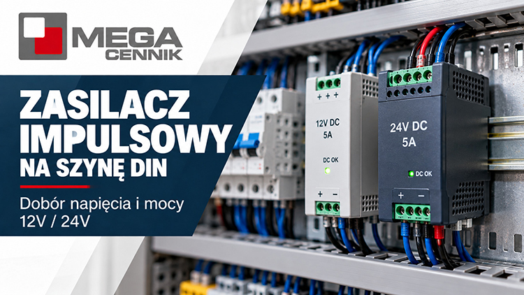 Zasilacz impulsowy na szynę DIN