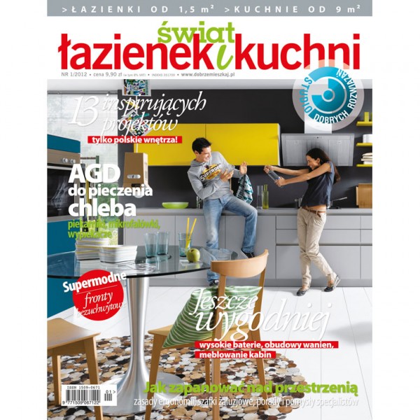Świat Łazienek i Kuchni nr 1/2012 już dostępny