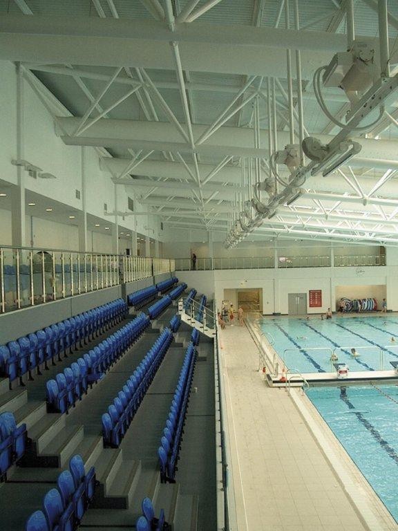 Wioska olimpijska w Basildon - produkty MAPEI zastosowano do montażu 6000 m2 płytek w basenach, łazienkach, szatniach i korytarzach.