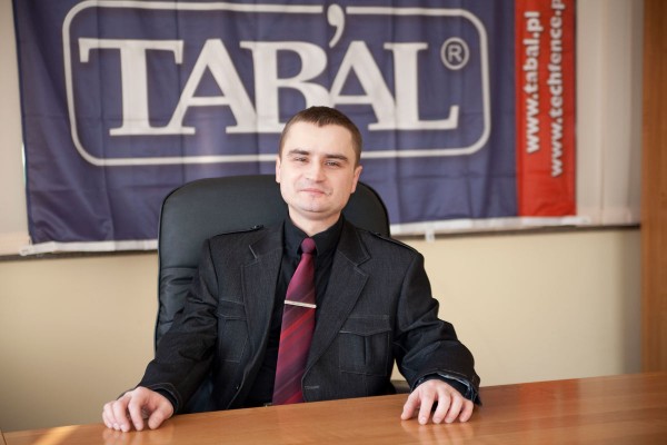 Paweł Byś, doradca techniczny z firmy Tabal Techfence