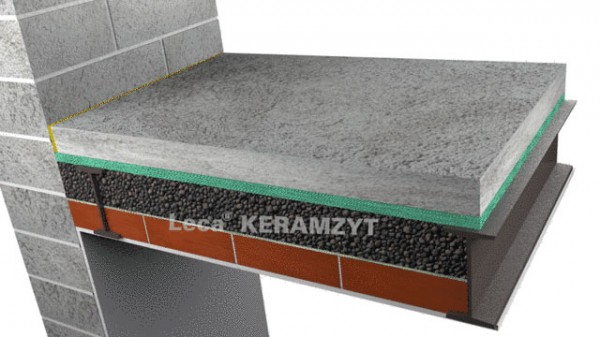 5. Wykonujemy podłoże betonowe, które warto dozbroić. Koniecznie należy oddzielić je od ścian materiałem dylatacyjnym, Fot. Leca Polska