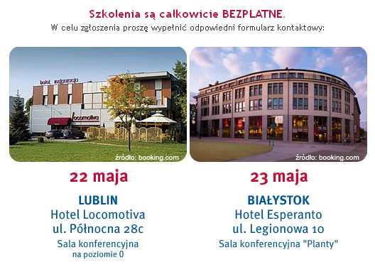 Lublin i Białystok - seminaria szkoleniowe