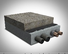 Wyrównawcza warstwa termoizolacyjna pod podkłady podłogowe SLID, chudy beton o podwyższonej izolacyjności termicznej