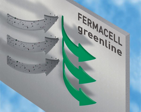 Obustronne powłoki zawierające substancje czynną na bazie keratyny obniżają w powietrzu pomieszczenia zawartość substancji szkodliwych, takich jak formaldehyd. Fot. Fermacell GmbH