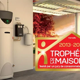 podgrzewacz wody z pompą ciepła NUOS zdobywcą nagrody Trophée de la Maison