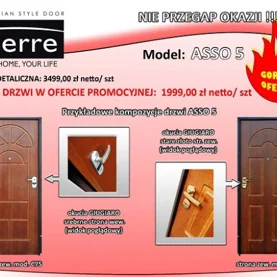 Nowa promocja na drzwi model ASSO 5 od firmy Dierre