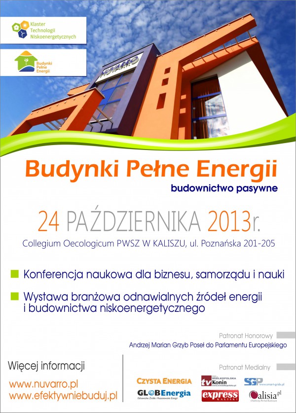 Konferencja naukowa „Budynki Pełne Energii – budownictwo pasywne” 