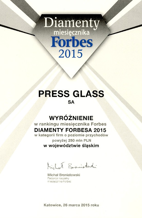  Fot. PRESS GLASS