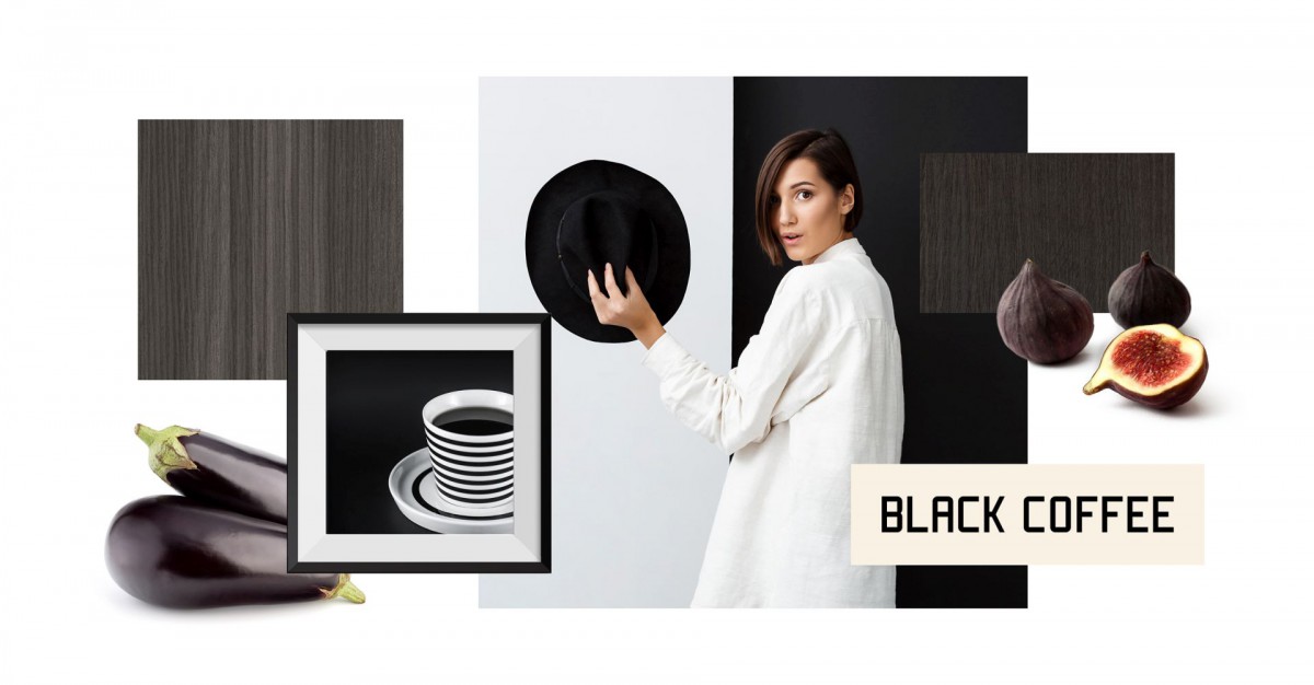  Black coffee to absolutny minimalizm drewna w wariacjach czerni i bieli. Fot. Pfleiderer
