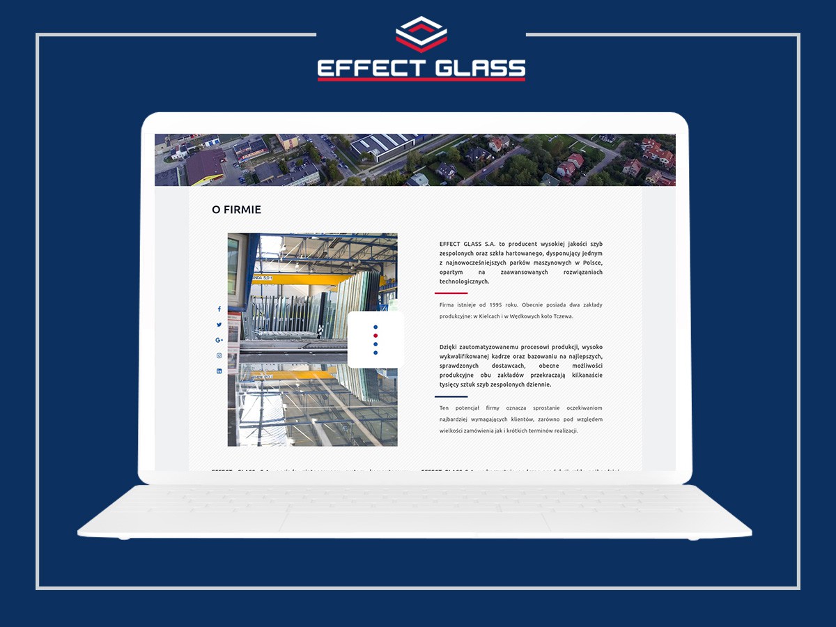Nowa strona internetowa Effect Glass