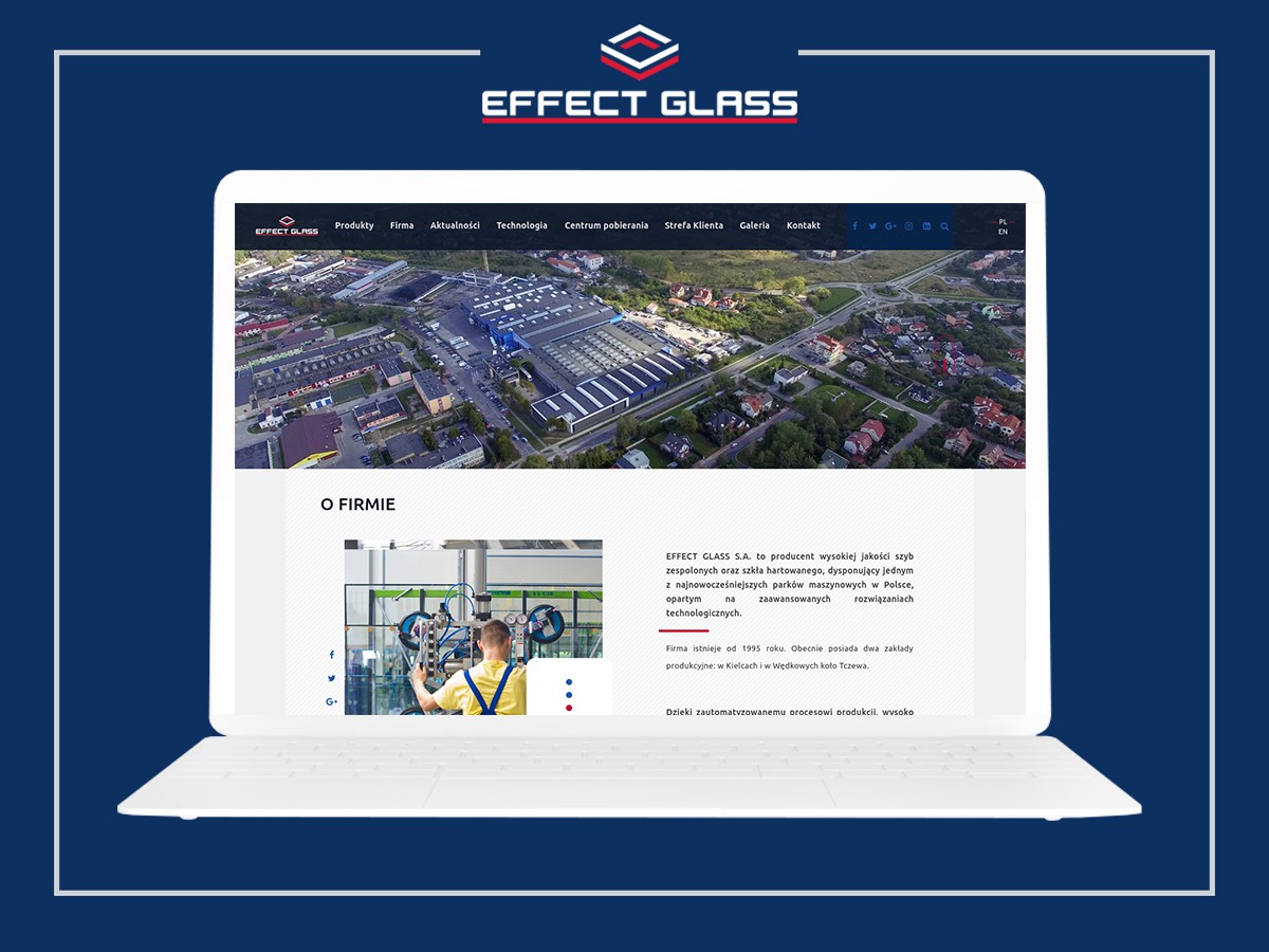 Nowa strona internetowa Effect Glass