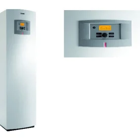Gruntowa pompa ciepła Bosch Compress 6000 LW z kompaktową obudową i zasobnikiem
