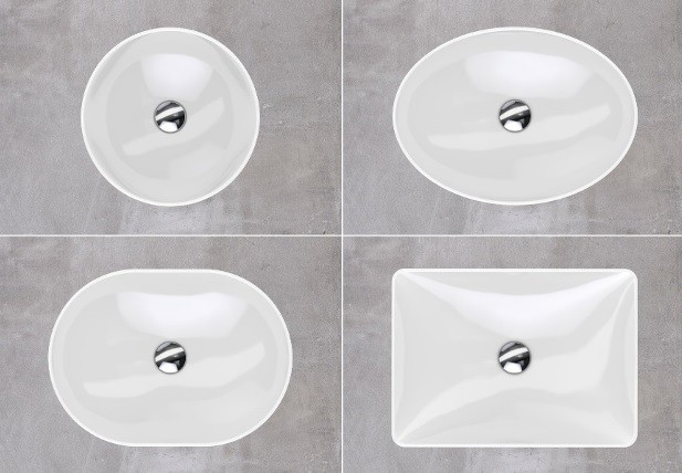 Seria obejmuje 26 umywalek, jest dostępna w 4 kształtach i 3 typach instalacji. Fot. KOŁO