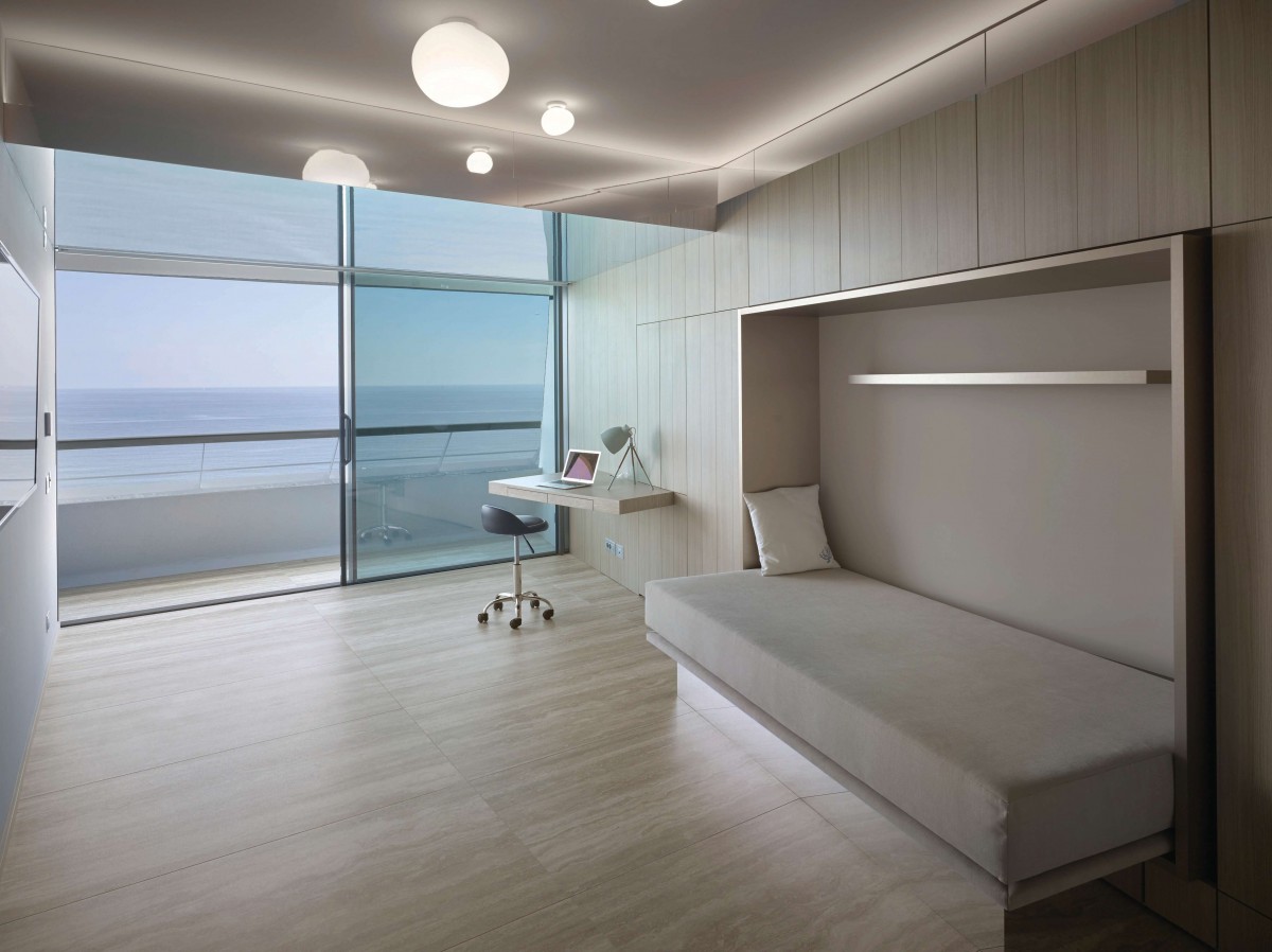 Apartament w futurystycznym budynku w Nicei