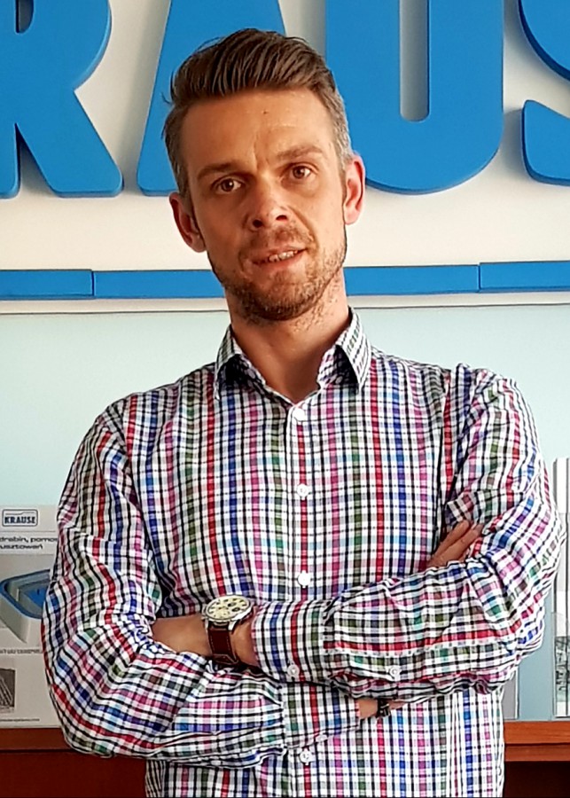 Tomasz Świerzewski, kierownik sprzedaży obszaru professional. Fot. Krause