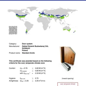 Silne wzmocnienie termiki drzwi CAL certyfikowane w Niemczech