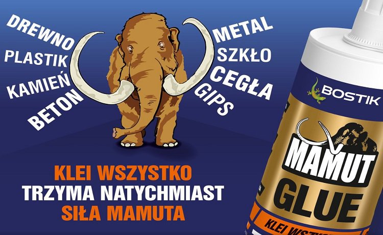 Bostik Mamut Glue numerem 1 segmentu klejów montażowych w Polsce!