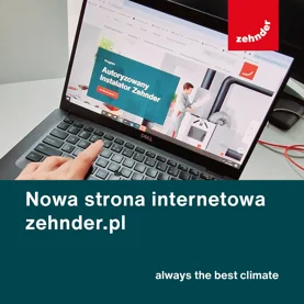 Nowa strona internetowa firmy Zehnder Polska