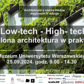 Low tech – high tech. Zielona architektura w praktyce