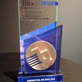 Sieć PSB Mrówka wyróżniona nagrodą BLIX AWARDS - Wybór Konsumentów 2024