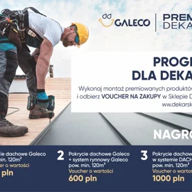Dołącz do programu Galeco PREMIUM DEKARZ i zgarniaj nagrody!