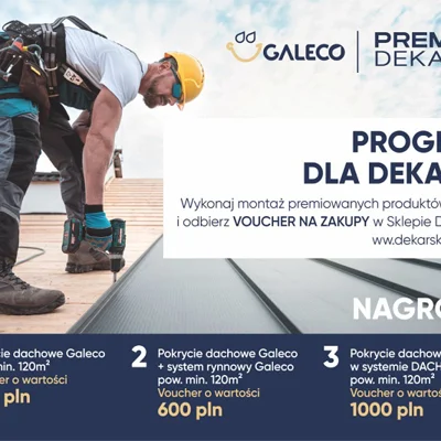 Dołącz do programu Galeco PREMIUM DEKARZ i zgarniaj nagrody!