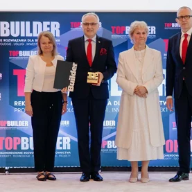 Gala TOPBUILDER 2025 już za nami – Blachy Pruszyński ze statuetką 20-lecia