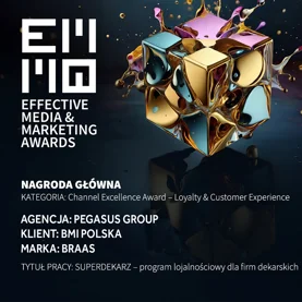 Program SuperDekarz z Nagrodą Główną na gali Effective Media & Marketing Awards 