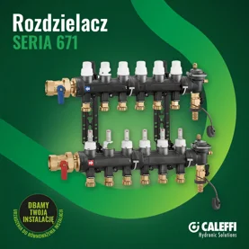 Ogrzewanie podłogowe w 2025 roku - dlaczego warto wybrać rozdzielacz Caleffi z serii 671?