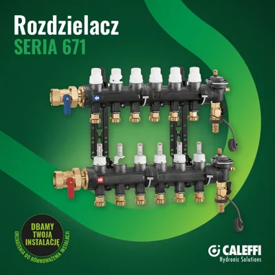 Ogrzewanie podłogowe w 2025 roku - dlaczego warto wybrać rozdzielacz Caleffi z serii 671?