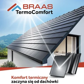 Komfort termiczny zaczyna się od dachówki  – poznaj innowację od Braas!