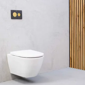 Jak urządzić piękną i komfortową łazienkę? Postaw na stelaż podtynkowy z designerskim przyciskiem
