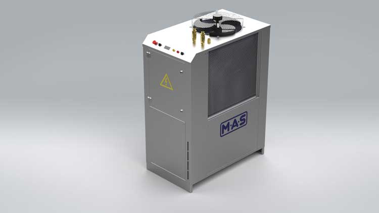kompaktowy chiller – wizualizacja projektu M.A.S.