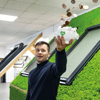 Okna dachowe GREENVIEW od FAKRO – energooszczędność, którą widać każdego dnia