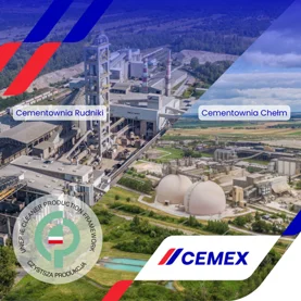 Cemex w gronie najlepszych. Tylko 22 podmioty w Polsce mają ten certyfikat