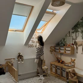 Przytulny klimat na poddaszu