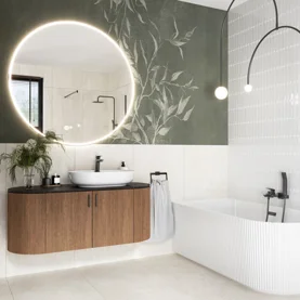 Wygodna kąpiel w estetycznym wnętrzu