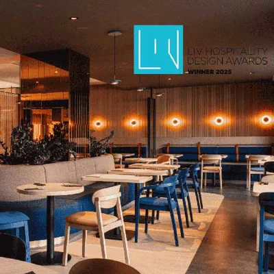 ibis Styles Katowice Airport autorstwa pracowni AKA Studio zdobył nagrodę LIV Hospitality Design Awards