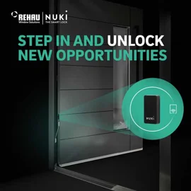 Inteligentny dostęp do domu – nowość REHAU Window Solutions i NUKI