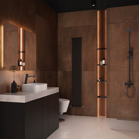 Zestawy natryskowe w gun metal i black